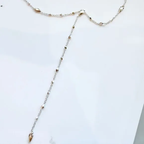 Kendra Scott Grant Y Silver necklace - Picture 2 of 5